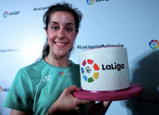 Carolina Marin looks to win her third World Championship title this year. (photo: Bernama)