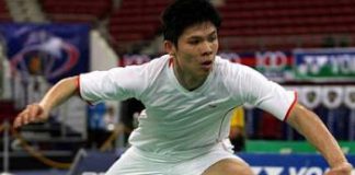 All set: Wong Choon Hann wants to chalk up his biggest win of the year by beating Bao Chunlai in the second round.
