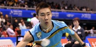 Lee Chong Wei of Malaysia failed to live up to his pre-match promise, losing to Indonesia's Simon Santoso