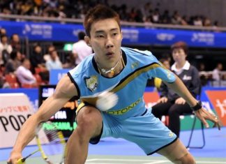 Lee Chong Wei of Malaysia failed to live up to his pre-match promise, losing to Indonesia's Simon Santoso