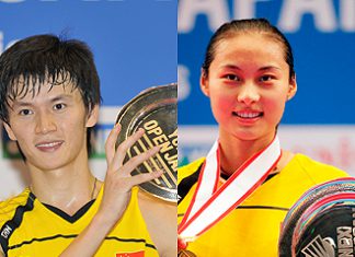 Bao Chunlai shocked Athens Olympic gold medallist Taufik Hidayat of Indonesia to make it a Chinese double at the Japan Open after Wang Yihan won the women's crown.