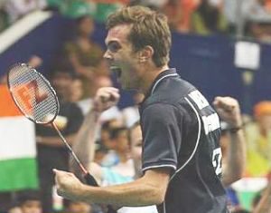 Giantkiller: Denmark&rsquo;s Jan O Jorgensen has also beaten South Korea&rsquo;s Park Sunghwan and compatriot Peter-Gade Christensen this year.