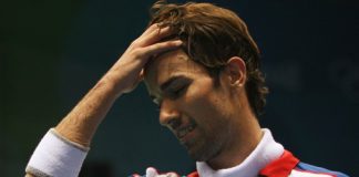 QUARTER FINAL HEARTACHE: Nathan Robertson crashes out of the mixed and men's doubles at the quarter final stage in Malaysia