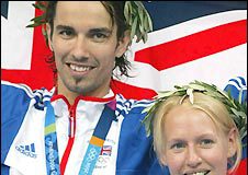 Robertson won silver at the 2004 Olympics with Gail Emms