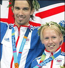 Robertson won silver at the 2004 Olympics with Gail Emms