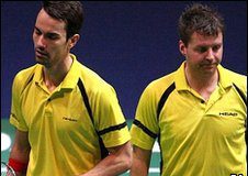 Robertson and Clark fell to the seventh seeds