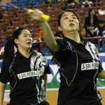 A surprise: Ng Hui Ern and Ng Hui Lin qualified for the final after they beat Zhang Dan and Zhang Zhibo of Macau.