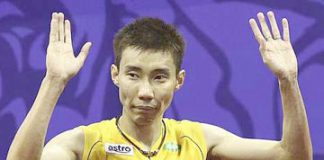 Thanks for the support: Lee Chong Wei has already won five titles this year.