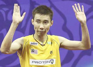 Thanks for the support: Lee Chong Wei has already won five titles this year.