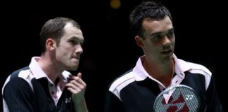 Adcock (r) and Ellis are ranked 23 in the world