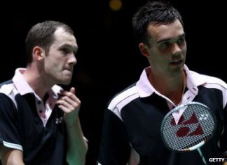 Adcock (r) and Ellis are ranked 23 in the world