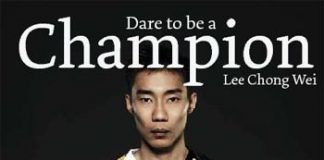 Storyteller: The front cover of Lee Chong Wei&rsquo;s autobiography &ldquo;Dare to be a Champion&rdquo;.