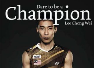 Storyteller: The front cover of Lee Chong Wei&rsquo;s autobiography &ldquo;Dare to be a Champion&rdquo;.