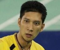 Hafiz: Defeated Indonesia&rsquo;s Tommy Sugiarto in the third round of the Macau Open yesterday.