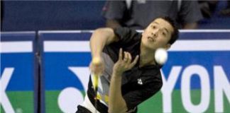 Taufik Hidayat outplays Shon Wan Ho at the Thomas Cup Preliminary Round