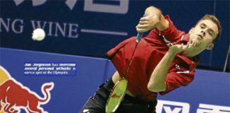 Jan Jorgensen has overcome several personal setbacks to earn a spot at the Olympics. Read more: Jorgensen all the stronger after setbacks - Badminton - New Straits Times http://www.nst.com.my/sports/badminton/jorgensen-all-the-stronger-after-setbacks-1.86156#ixzz1vSsDkRUt