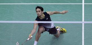 India's Kashyap Parupalli plays against Malaysia's Lee Chong Wei (unseen) at a men's singles badminton quarterfinal match of the 2012 Summer Olympics, in London on Thursday.