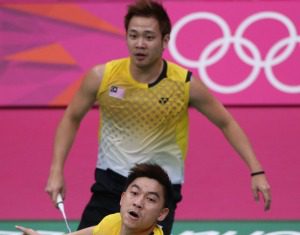 Heading for a split: Tan Boon Heong (front) and Koo Kien Keat will end their partnership in December.