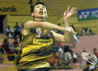 Lee Chong Wei has a fairly easy path to the final of the Denmark Open.