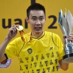 Chong Wei eyes capturing All-England from Lin Dan (pic) Chong Wei celebrates with his trophy and his gold medal during the awards ceremony after defeating Indonesia's Sony Dwi Kuncoro in the men's single final at the Malaysia Open Badminton Superseries in Kuala Lumpur on Jan 20