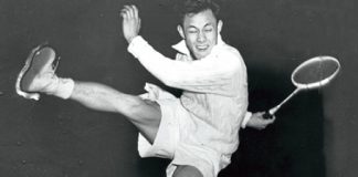 Datuk Eddy Choong in action in 1953.