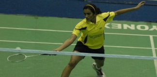 P.V. Sindhu lost her women&rsquo;s singles quarterfinal match against Eriko Hirose of Japan in a hard-fought contest in Taipei on Friday.
