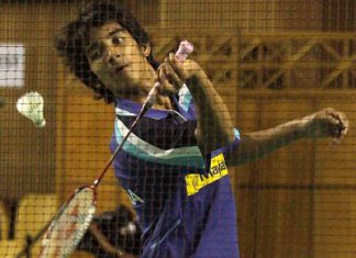 Through: Nur Mohd Azriyn Ayob beat Indonesia&rsquo;s Wibowo Henrikho in the first round of the Malaysian Open Grand Pix Gold Tuesday.