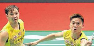 Koo Kien Keat (left) and Tan Boon Heong will be rested for Malaysia&rsquo;s remaining Sudirman Cup matches. Read more: SUDIRMAN CUP: Kim Her stands by fading pair