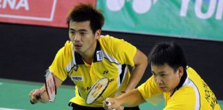 Hoon Thien How (right) and Tan Wee Kiong are seeded 11th for the World Championships at Guangzhou.
