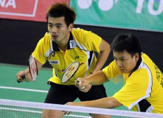 Hoon Thien How (right) and Tan Wee Kiong are seeded 11th for the World Championships at Guangzhou.