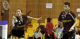 Tan Aik Quan (right) and Lai Pei Jing are the second ranked mixed pair in Malaysia.