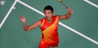 Lin Dan in action last year before his year out. The badminton superstar moved effortlessly through to the second round of the world championships in China's Guangzhou on Monday, putting in a powerful performance after a year on the sidelines.
