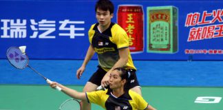 Lai Pei Jing and mixed doubles partner Tan Aik Quan lost to China's Tao Jiaming-Tang Jinhua in the first round of the World Championships on Monday after a umpire error.