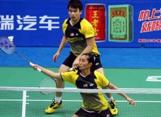 Lai Pei Jing and mixed doubles partner Tan Aik Quan lost to China's Tao Jiaming-Tang Jinhua in the first round of the World Championships on Monday after a umpire error.