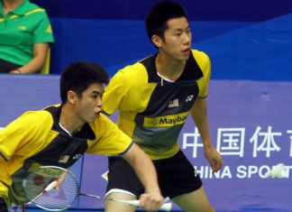 Lim Khim Wah-Goh V Shem struggled to beat Scotland's Martin Campbell-Patrick Machugh in the first round.