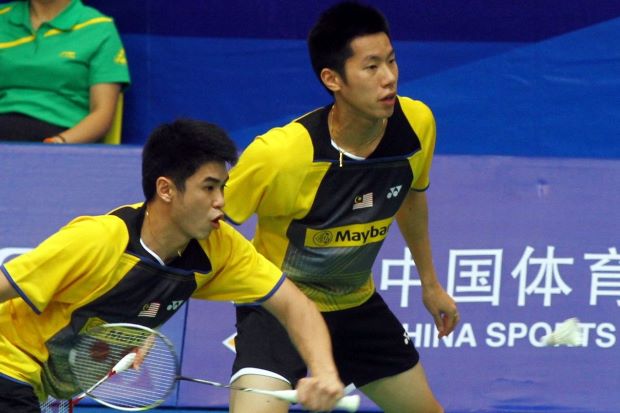 Lim Khim Wah-Goh V Shem struggled to beat Scotland's Martin Campbell-Patrick Machugh in the first round. Lim Khim Wah-Goh V Shem struggled to beat Scotland's Martin Campbell-Patrick Machugh in the first round.