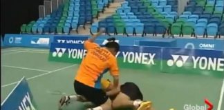 The Thai badminton player Bodin Issara has been banned for two years following a fight with his former doubles partner Maneepong Jongjit.