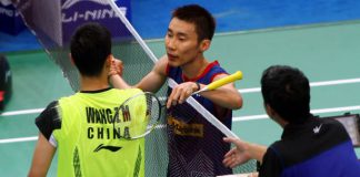 Lee Chong Wei beat Wang Zhengming in 37 minutes at badminton World Championships