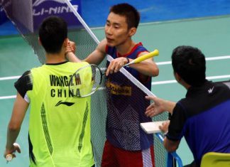 Lee Chong Wei beat Wang Zhengming in 37 minutes at badminton World Championships