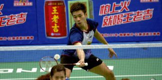 Goh Liu Ying (foreground) and partner Chan Peng Soon went down to Kim Ki-jung-Kyung Eun-jung of South Korea in the second round of the World Championships in Guangzhou this month. Liu Ying now intends to focus on the mixed doubles and give up competing in the women's doubles.