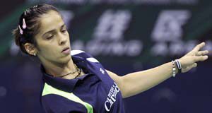 Touted as the biggest match of the day, the clash between Saina and Sindhu turned out to a one-sided affair as the London Olympics bronze medallist showed why she is considered the badminton queen of India as she beat her junior rival 21-19 21-8 in the second match of the opening rubber.