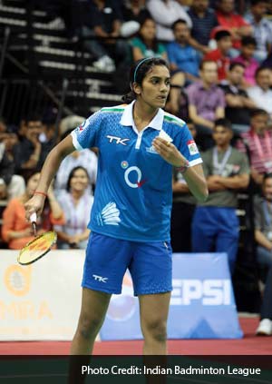 PV Sindhu then started to lose her grip over the match with costly unforced errors. Saina won the first game 21-19.