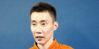 Mumbai Masters Lee Chong Wei at the Sardar Vallabhbhai Patel Stadium yesterday.