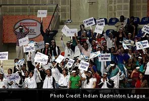 Crowd At Indian Badminton League
