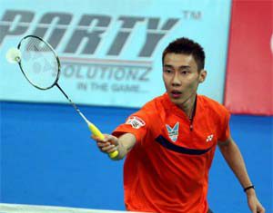 Lee Chong Wei plays in Indian Badminton League