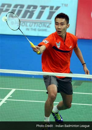 Lee Chong Wei seals it, beats Gurusaidutt 21-15 21-7 to give Mumbai Masters 1-0 lead over Awadhe Warriors.