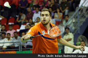 Vladimir Ivanov beats K Srikanth 21-20 21-19 and Mumbai Masters level it 2-2 against Awadhe Warriors.