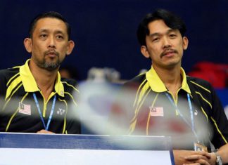 Misbun (left) and Rashid Sidek in a file photo taken two years ago. In the past three years, both the Sidek brothers have left the BAM.