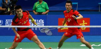 Cai Yun-Fu Haifeng are in the same team as Lee Chong Wei in the China league.