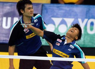 file photo of Ong Jian Guo-Lim Yin Loo. The mixed doubles pair went down fighting in the Indonesian Open Grand Prix Gold quarter-finals on Sept 27, 2013. They lost 21-18, 19-21, 19-21 to Indonesians Edi Subaktiar-Gloria Emanuelle.